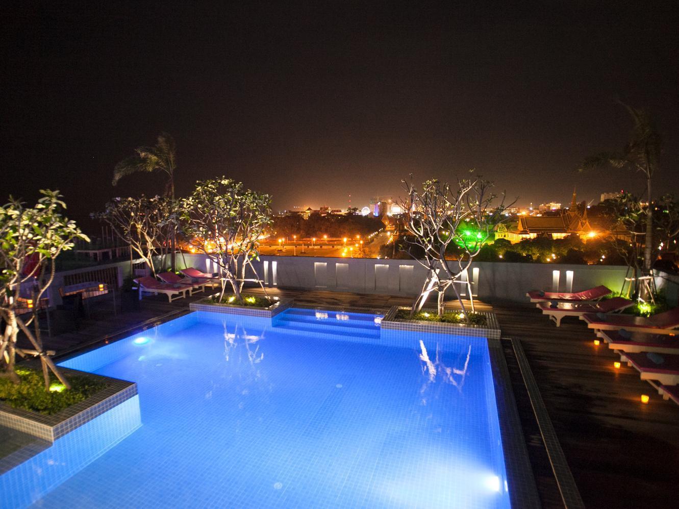 The Frangipani Royal Palace Hotel Phnom Penh Exterior foto