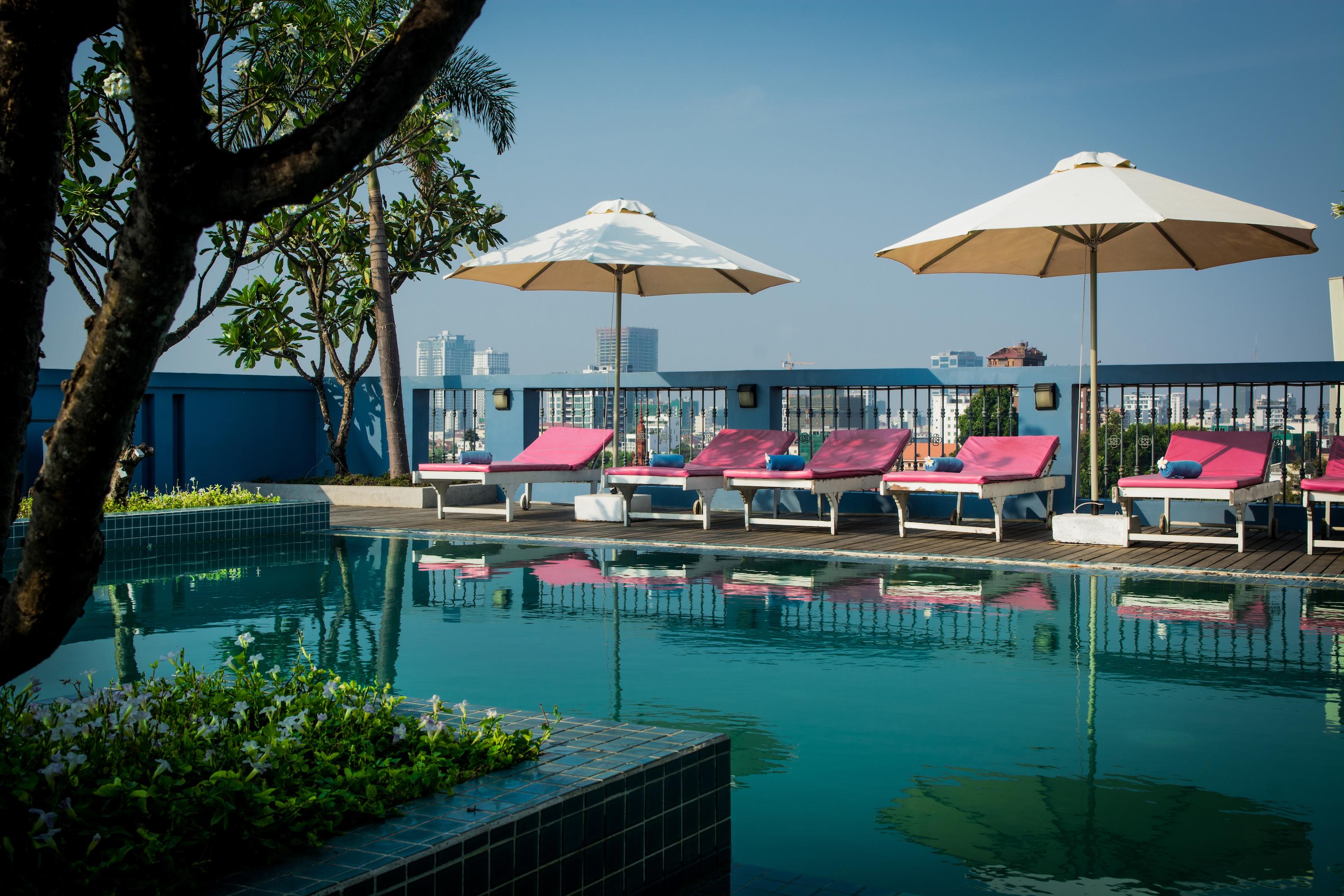 The Frangipani Royal Palace Hotel Phnom Penh Exterior foto